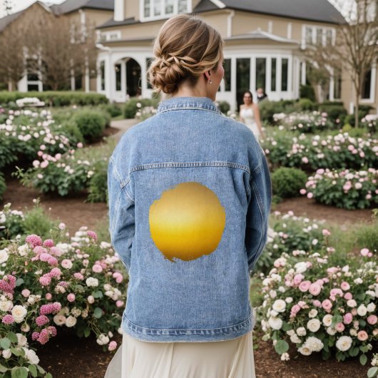 Zonnesluier Herinnering Denim Jacket (Huwelijk Achterkant)