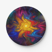 Zonnespectrum Papieren Bordje (Voorkant)