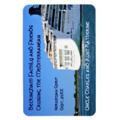 Zonnespirietspiegel Aangepaste zijderoom deurmerke Magneet (Verticaal)