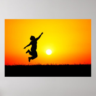 Zonnespringen Poster