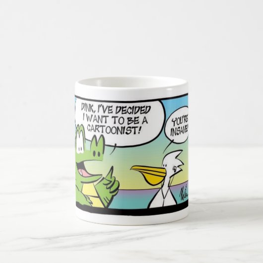 Zonnestaatkoffie-mok: "Je bent gek!" Koffiemok (Center)