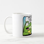 Zonnestaatkoffie-mok: "Je bent gek!" Koffiemok (Links)