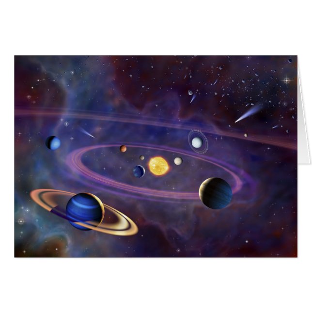 Zonnestelsel (Voorkant Horizontaal)