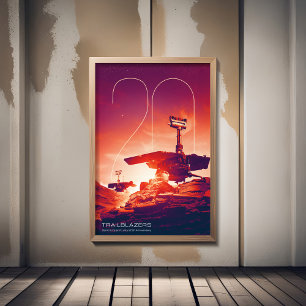Zonnestelsel, 20 jaar Spirit en Opportunity Foto Afdruk