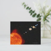 Zonnestelsel 2 briefkaart (Staand voorkant)