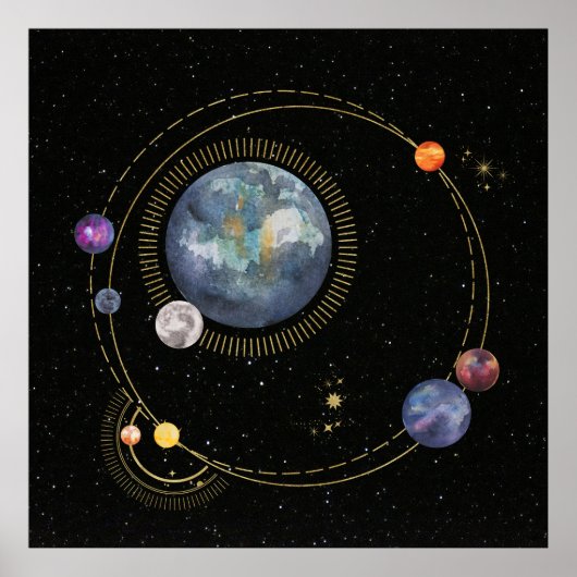 Zonnestelsel.3 Poster (Voorkant)