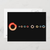 Zonnestelsel Briefkaart (Voorkant / Achterkant)