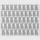 Zonnestelsel Cadeaupapier (Vlak)