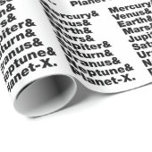 Zonnestelsel Cadeaupapier (Rol Hoek)