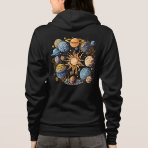 Zonnestelsel Grafisch Ontwerp Hoodie