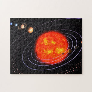 Zonnestelsel Jigzaag Puzzle Legpuzzel