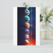 Zonnestelsel Kaart (Staand voorkant)