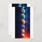 Zonnestelsel Kaart (Voorkant / Achterkant)