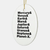 Zonnestelsel Keramisch Ornament (Links)