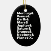 Zonnestelsel Keramisch Ornament (Achterkant)