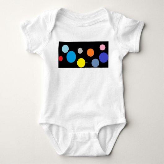 Zonnestelsel kinder romper (Voorkant)