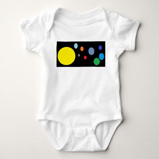 Zonnestelsel kinder romper (Voorkant)