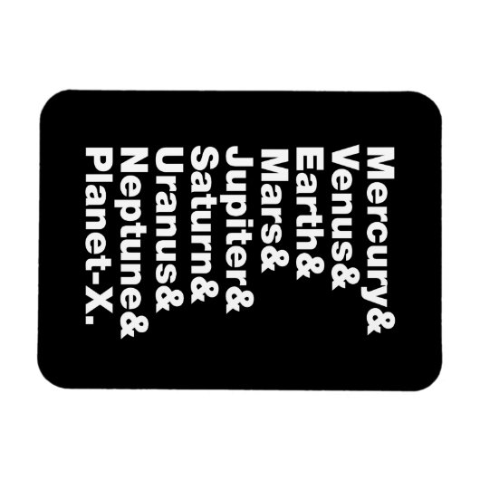 Zonnestelsel Magneet (Horizontaal)