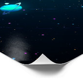 Zonnestelsel Perfect Poster (Hoek)