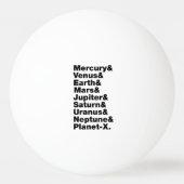 Zonnestelsel Pingpongballen (Achterkant)