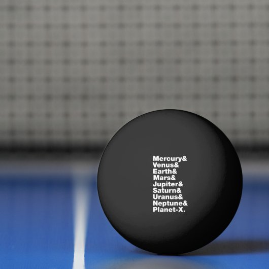 Zonnestelsel Pingpongballen (Net)