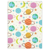 Zonnestelsel Planet Outer Space gepersonaliseerd Klembord (Achterkant)