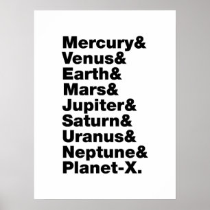 Zonnestelsel Poster
