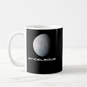 Zonnestelsel Saturn Moon Enceladus Space Astronomi Koffiemok