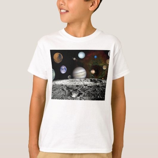 Zonnestelsel T-shirt (Voorkant)