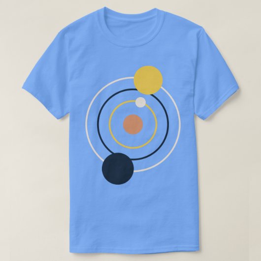 Zonnestelsel T-shirt (Design voorkant)