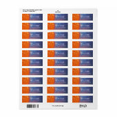 Zonnestelsel Vurige Zon Ruimte Terugkeer Adres Leo Etiket (Full Sheet)