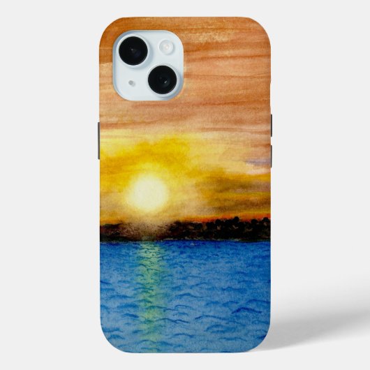 Zonnesten boven water Case-Mate iPhone case (Achterkant)