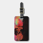 Zonnesten met bomen bagagelabel (Voorkant verticaal)