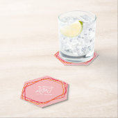 Zonnestijg Oranje Roze Roos Roze Rood Weddenschap Kartonnen Onderzetters (Insitu)