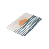 Zonnestijging door het zee badmat (Gekanteld)