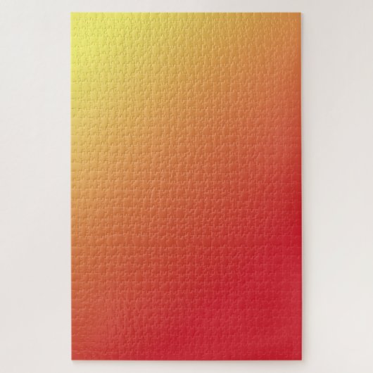 Zonnestijging - Helder Rood tot Geel Verloopminimu Legpuzzel (Verticaal)