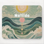 Zonnestoot gepersonaliseerd muismat (Voorkant)