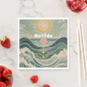 Zonnestoot gepersonaliseerd servet (Insitu)