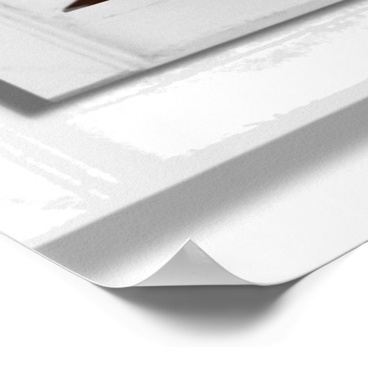 Zonnestopvenster Uitzicht-foutvenster Poster (Hoek)