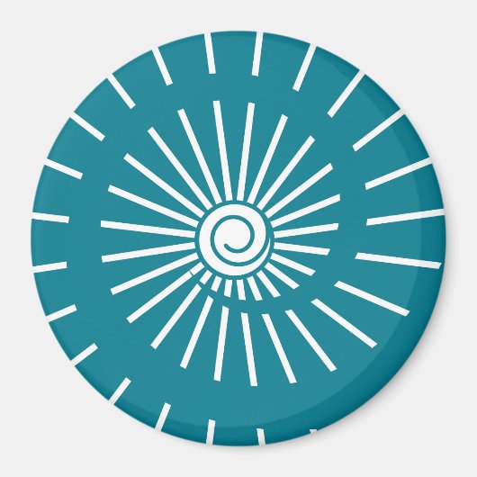 Zonnestraal 11 magneet (Voorkant)