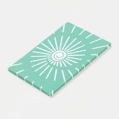 Zonnestraal 12 post-it® notes (Schuin)