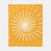 Zonnestraal 2 fleece deken (Voorkant)