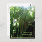 zonnestraal briefkaart (Voorkant / Achterkant)