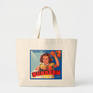 zonnestraal grote tote bag