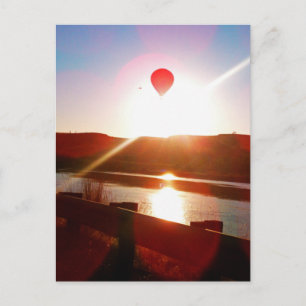 Zonnestraal, heteluchtballon briefkaart