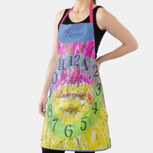 Zonnestraal in geel Schort en Fuchsia (Insitu)