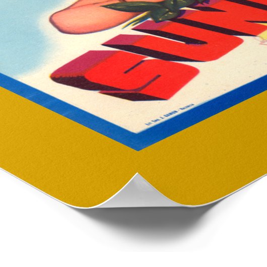 zonnestraal poster (Hoek)