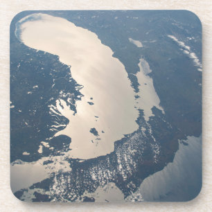 Zonnestraal voor Lake Michigan Bier Onderzetter