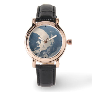 Zonnestraal voor Lake Michigan Horloge