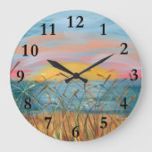 Zonnestrale wandklok rond (groot) grote klok (Voorkant)